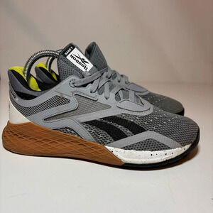 Reebok Nano X 10 J’ Cool Shadow Black Gum Sneaker Shoes EF8088 Size 5 Big Kids
